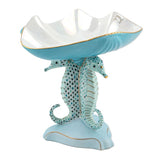 Herend Seahorse Shell Compote