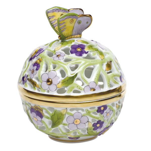 Herend Small Openwork Ball Butterfly in Small Multicolor C4----06215-0-17