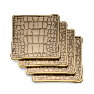 L'Objet Crocodile Coasters (Set of 4) CR12
