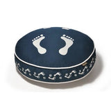 Round Bed - Footprint - Blue - S Artist Collection