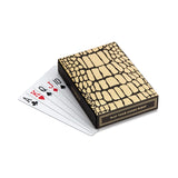 L'Objet Crocodile Box with Playing Cards - Two Decks