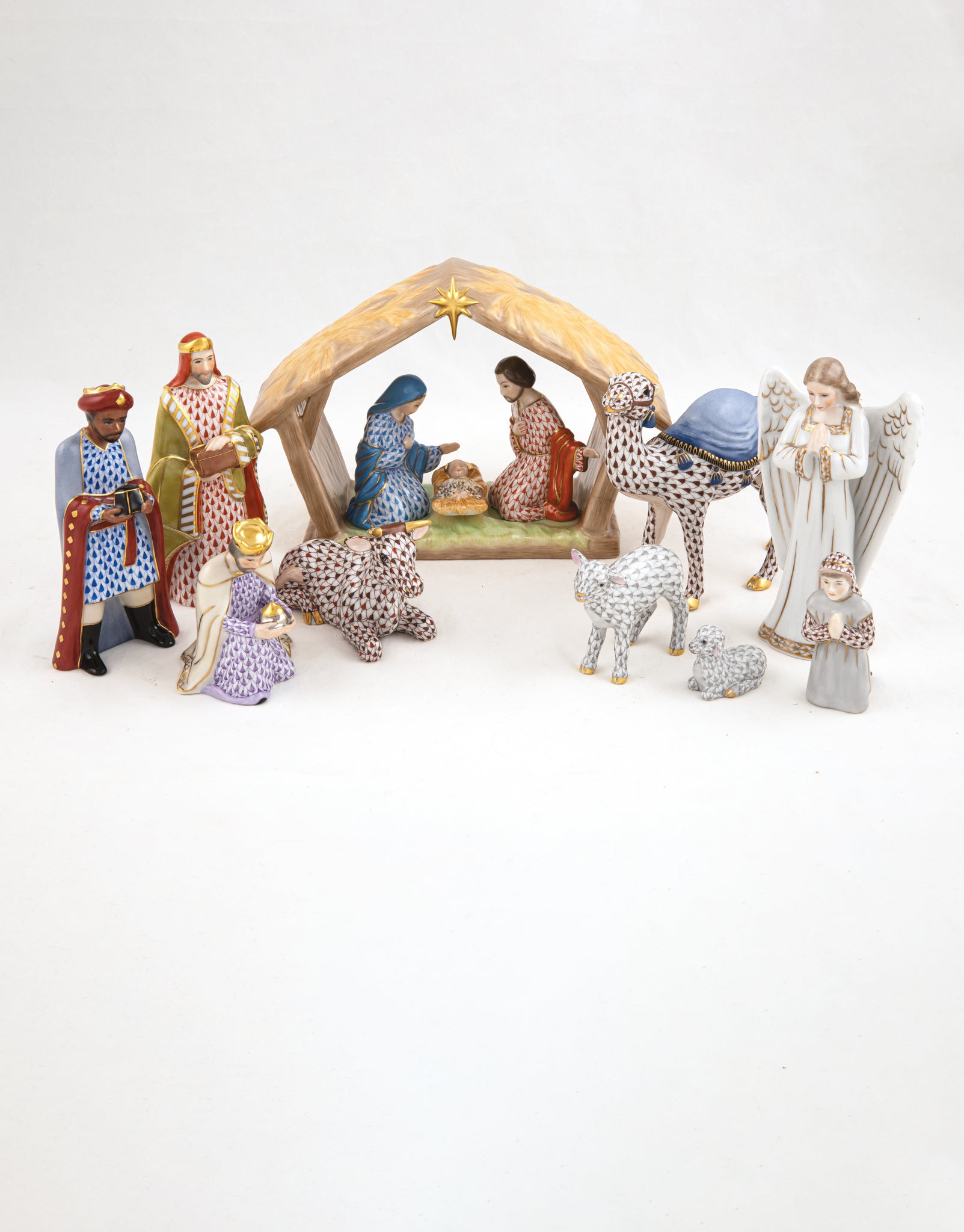 Herend | Herend Nativity Lying Cow– GiftShopHDI