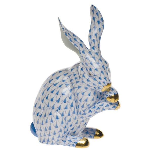 Herend Medium Bunny with Paw Up