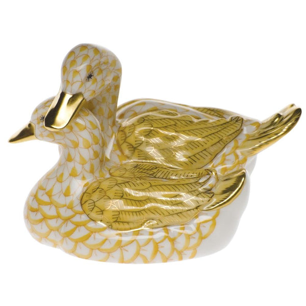 Herend Pair of Ducks
