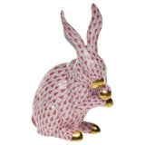 Herend Medium Bunny with Paw Up