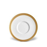 L'Objet, Gold Soie Tressée Tea Cup + Saucer (Set of 2)